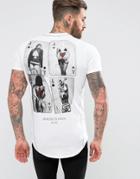 Religion T-shirt With Playing Cards - White