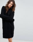 Y.a.s Knitted Sweater Dress - Black