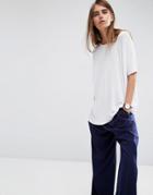 Asos Oversized Drapey T-shirt - White