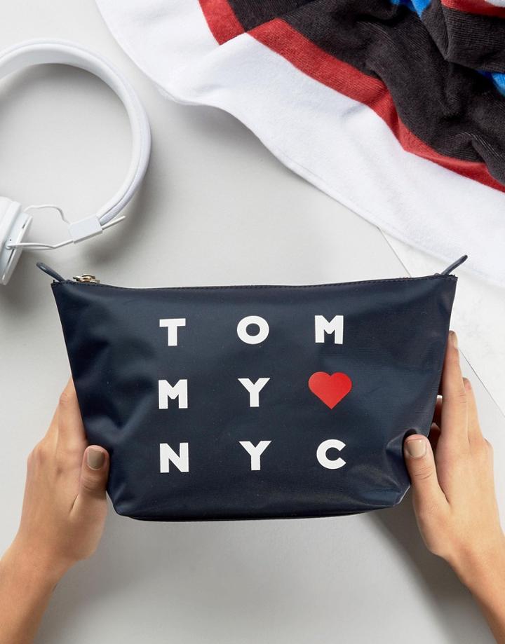 Tommy Hilgifer Poppy Nyc Toiletry Bag - Navy