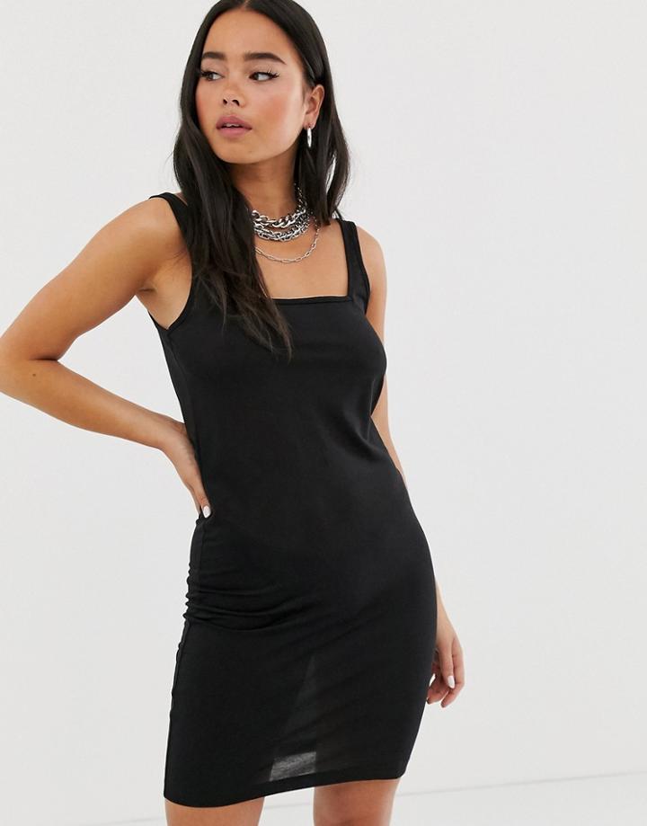 Noisy May Erin Boydcon Tank Mini Dress - Black