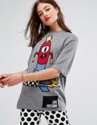 Love Moschino Rocketweiner Wool Mix Sweater - Gray