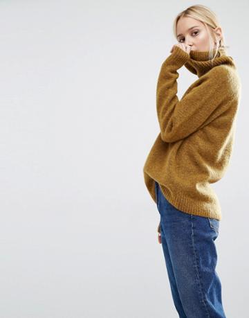 Gestuz Oba Rollneck Sweater - Green