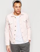 Waven Denim Jacket Axel 2 Pocket Pale Pink - Pink