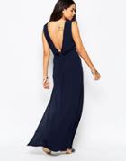 Goldie Over Exposed Maxi Dress - Navy