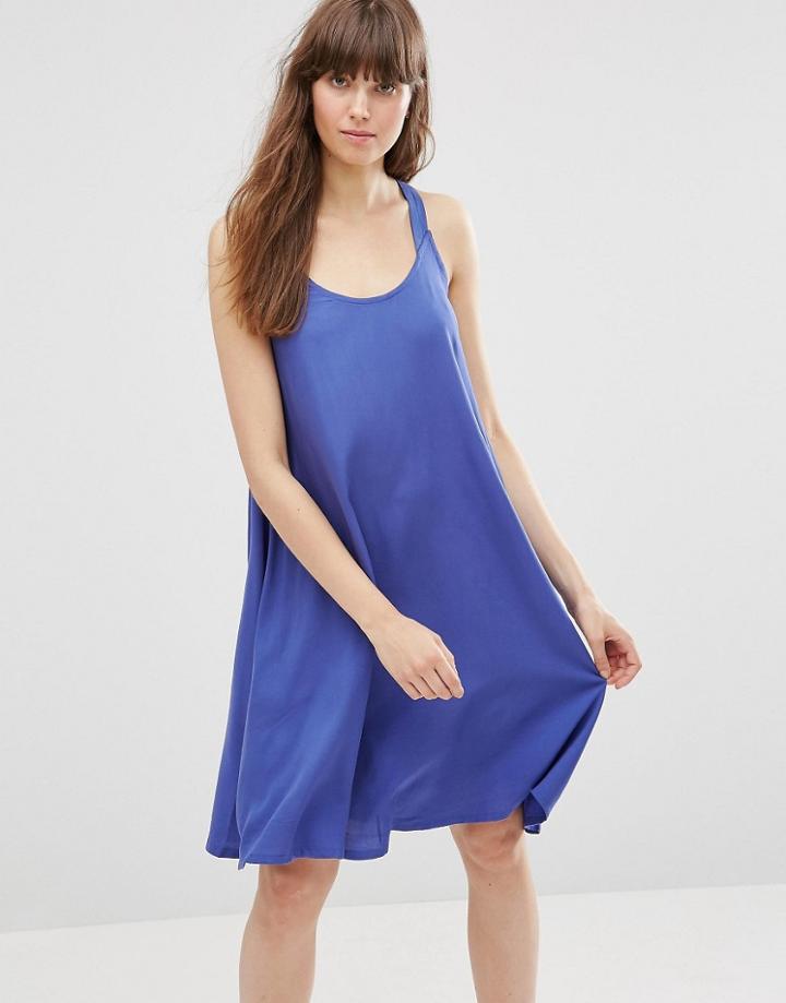 Vero Moda Racer Back Swing Dress - Deep Ultramarine