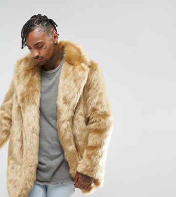 The New County Faux Fur Jacket - Stone