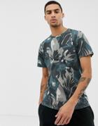 Another Influence Dark Camo T-shirt-gray