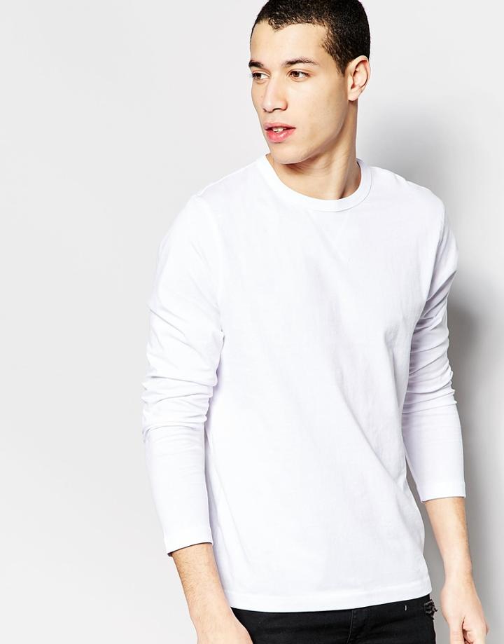Brave Soul Crew Neck Sweater - White