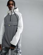 Wear Color Coil Snow Anorak In Gray - Gray