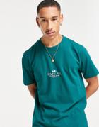 Parlez Sports Club Embroidered T-shirt In Green