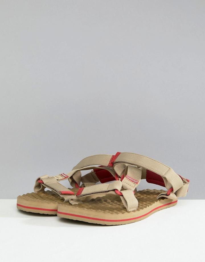 The North Face Base Camp Switchback Sandals In Tan/red - Beige