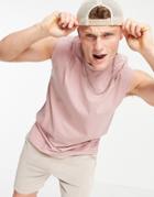 Another Influence Sleeveless T-shirt Tank In Stone-purple