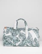 Herschel Supply Co Novel Mid-volume Carryall In Palm Print 42.5l - Beige