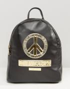 Love Moschino Peace Backpack - Black