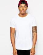 Asos T-shirt With Crew Neck - White
