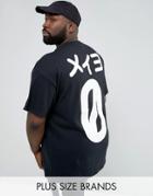 Hnr Ldn Plus Zero Back Print T-shirt - Black