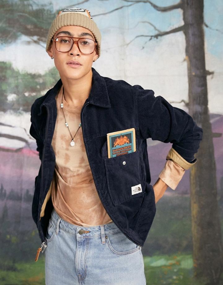The North Face Trucker Jacket In Navy