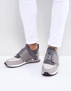 Mallet Elast Sneakers In Ice Gray - Gray