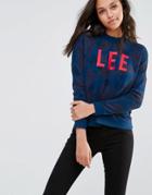 Lee Printed Logo Sweatshirt - Blue