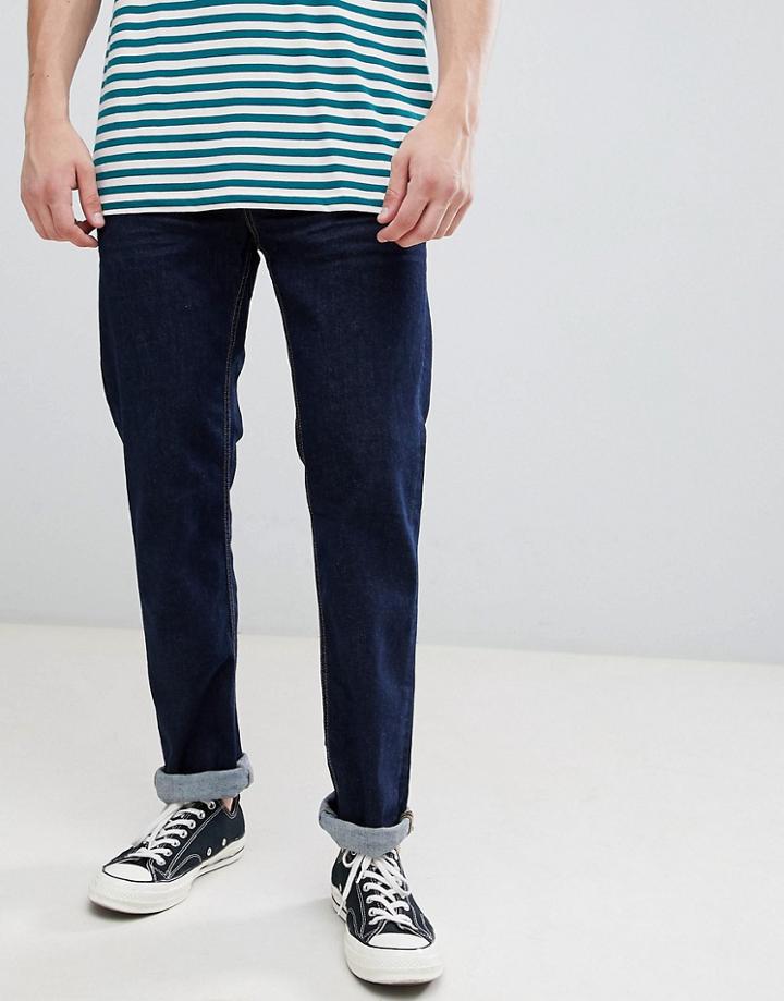 Esprit Straight Fit Jeans In Rinse Wash Blue