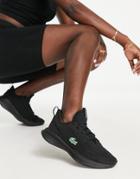 Lacoste Runner Spin Sneakers In Black