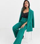 Asos Edition Petite Double Breasted Jacket-green
