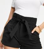 Unique21 Petite Tailored Shorts In Black - Part Of A Set