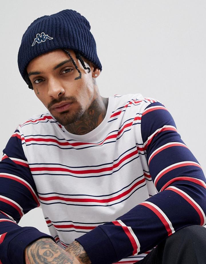 Kappa Beanie Hat - Navy