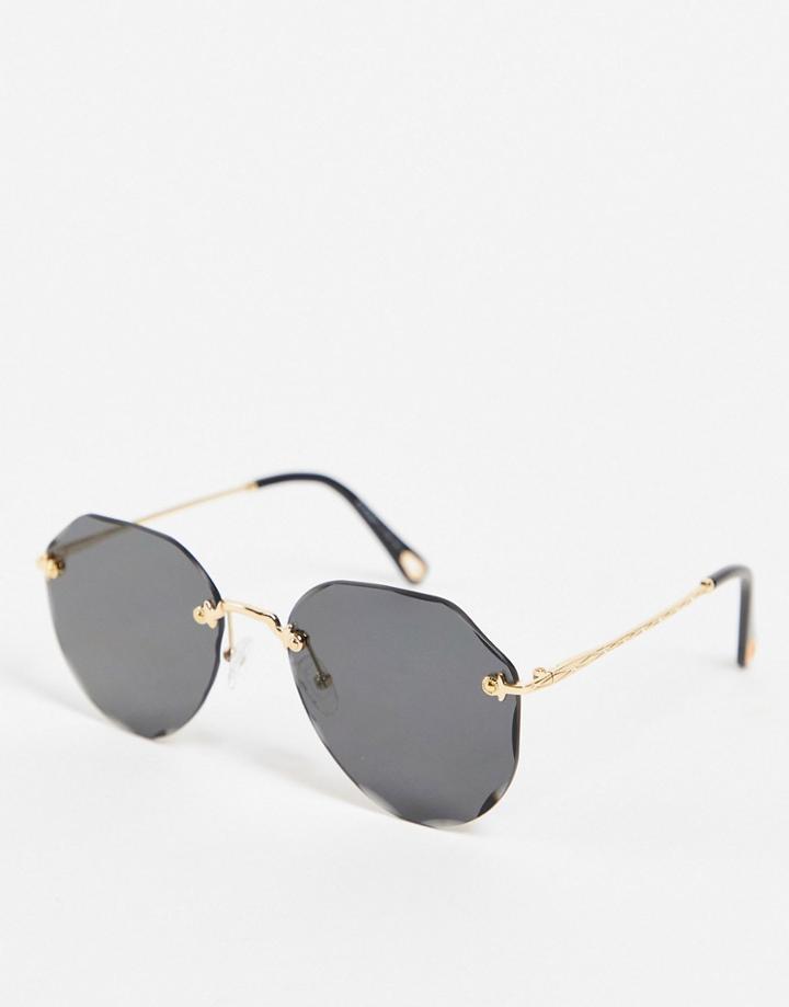 Aj Morgan Women's Round Sunglasses In Gold
