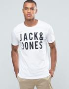 Jack & Jones Logo T-shirt - White
