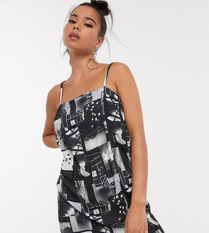 Collusion Photographic Print Cami Dress - Multi