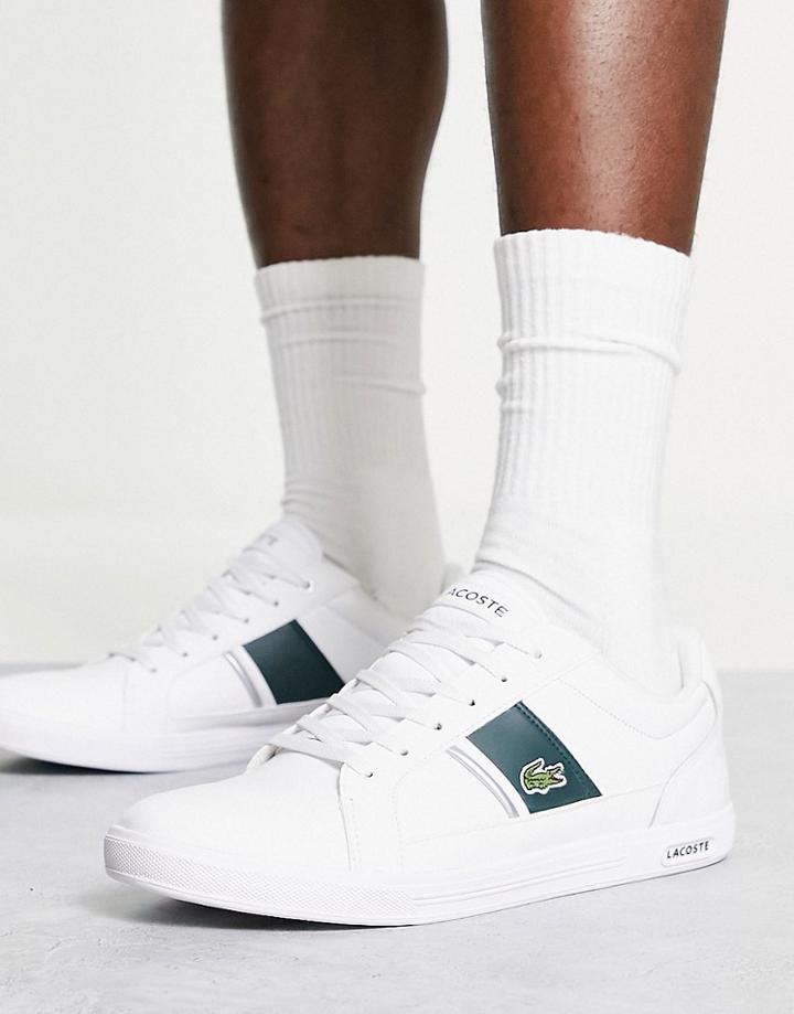 Lacoste Europa Leather Sneakers White/dark Green