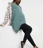 River Island Maternity High Waist Leggings In Black