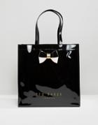 Ted Baker Large Icon Bag In Black - Black