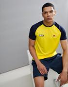 Ellesse Tennis Raglan T-shirt In Yellow - Yellow