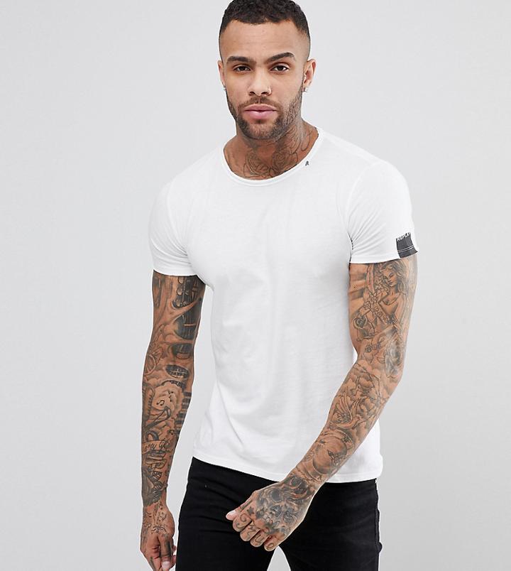 Replay Loose Neck T-shirt White - White