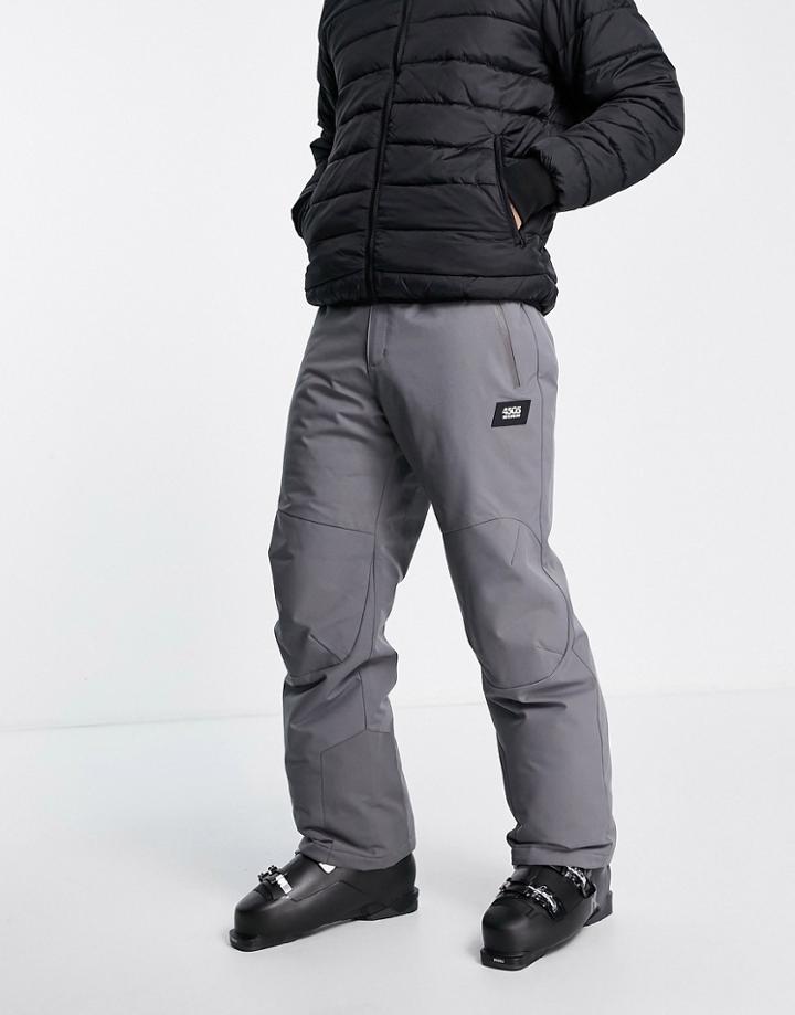 Asos 4505 Ski Pant In Gray-brown