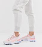 Nike Pale Pink React Element 55 Sneakers