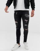 Loyalty And Faith Skinny Fit Jeans In Washed Black - Black