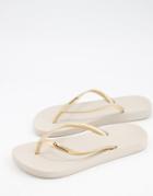 Ipanema Anatomica Flip Flops In Gold