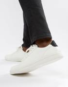 Asos Design Sneakers White With Perforation - White