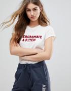 Abercrombie & Fitch Logo T-shirt - White