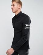 Jack & Jones Slim Fit Printed Shirt - Black
