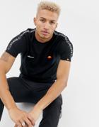 Ellesse Fede T-shirt With Logo Sleeve Taping In Black - Black