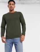 Jack & Jones Essentials Sweater With Raglan Sleeve Khaki-green