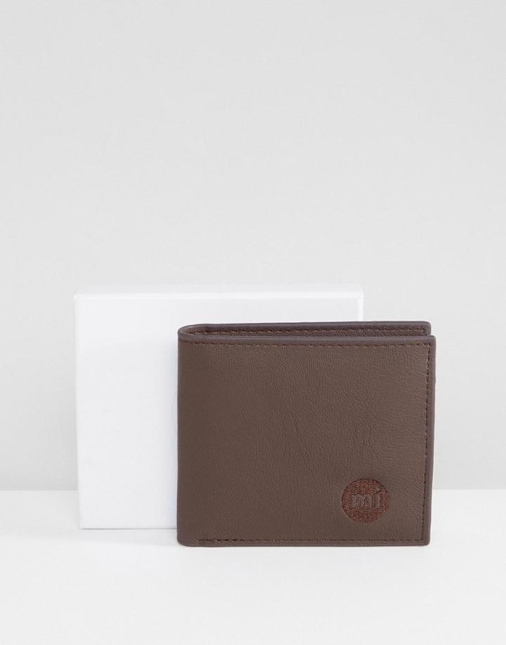 Mi-pac Matte Billfold Wallet Brown - Brown