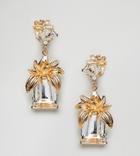 Bill Skinner Statement Flower Earrings (+) - Gold