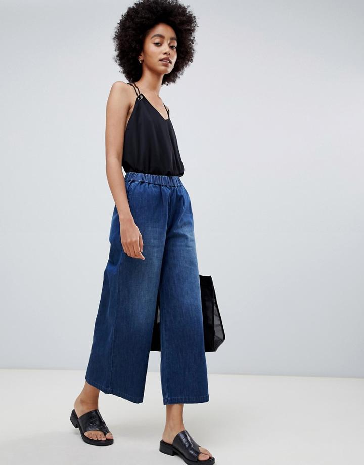 Dr Denim Abel Crop Jean-black