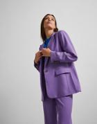 Y.a.s Oversized Blazer In Bright Purple - Part Of A Set
